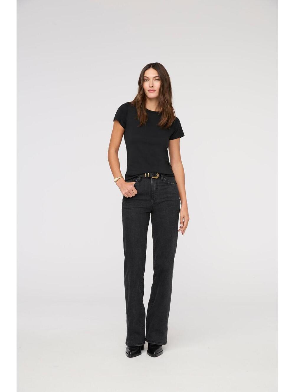 DUER Midweight Performance Denim High Rise Wide Leg - Picture 6 of 6